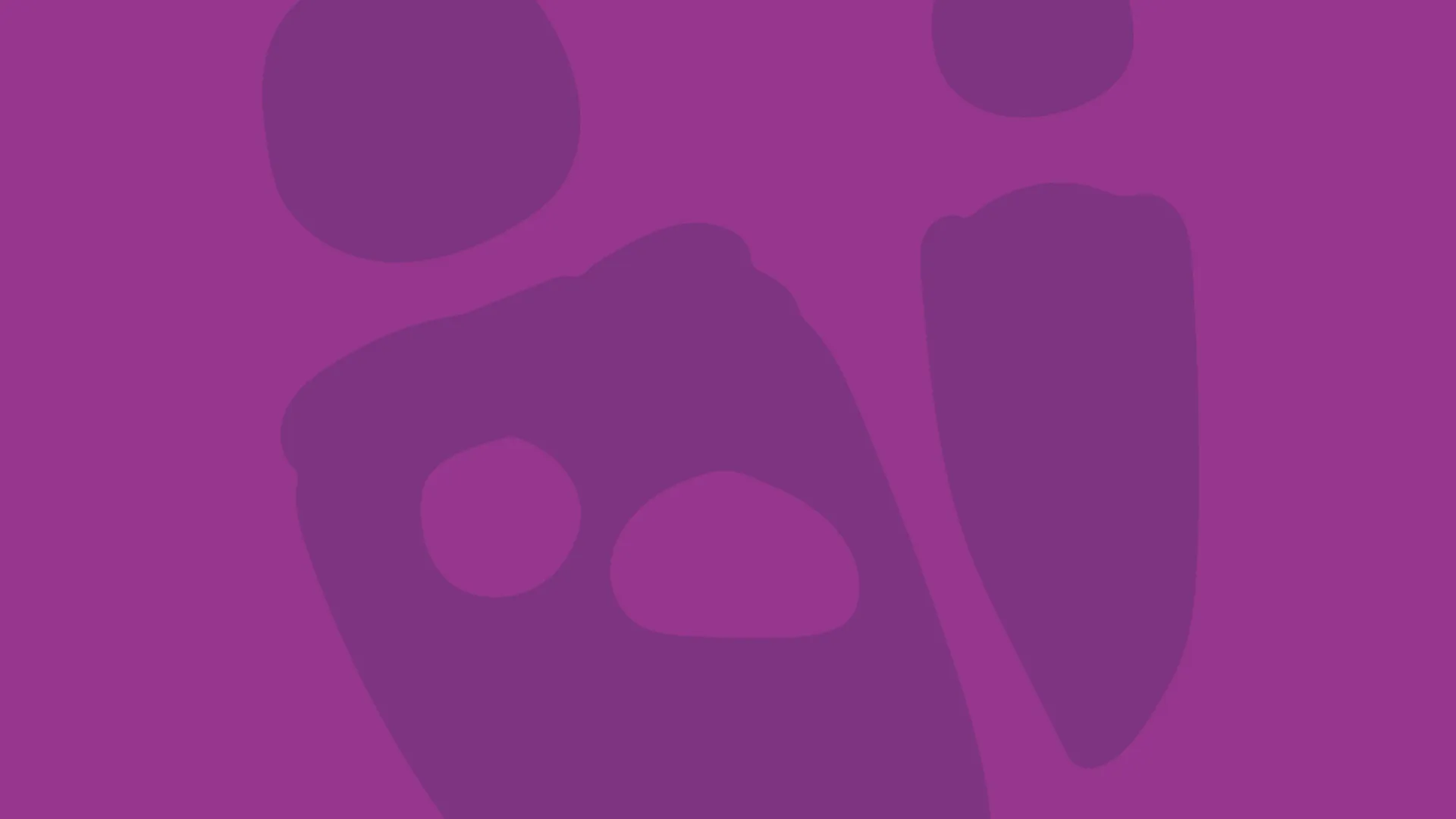 Purple abstract background with soft handprint shapes