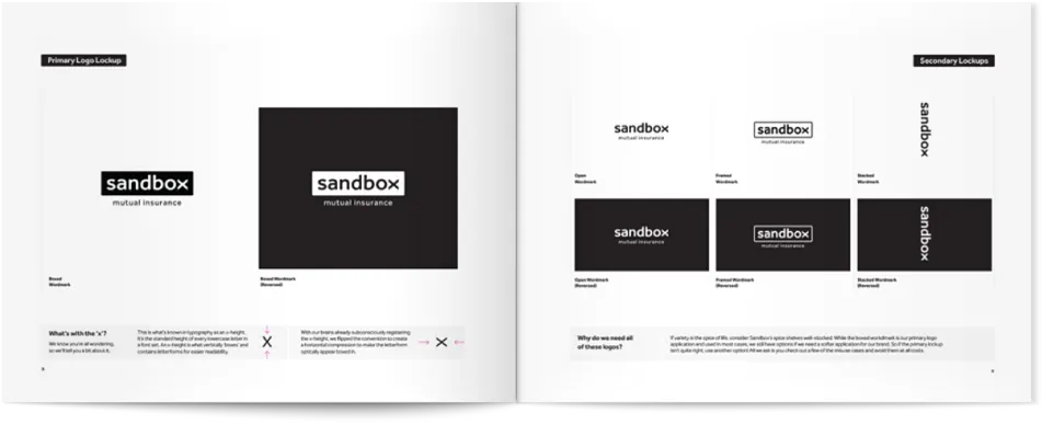Sandbox brand booklet
